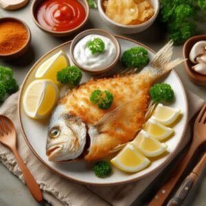 Fried Silver pomfret machlipalla.pk