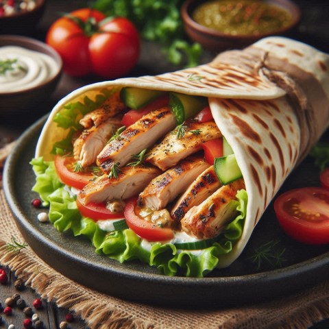 chicken shawarma at machlipalla.pk